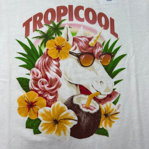 Old Navy Tropicool Unicorn Tee Small - Picture 1 of 7